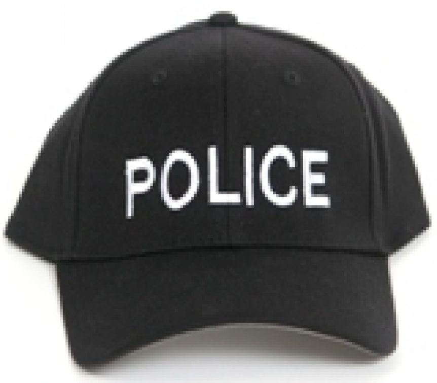 POLICE FLEX FIT BALL CAP.